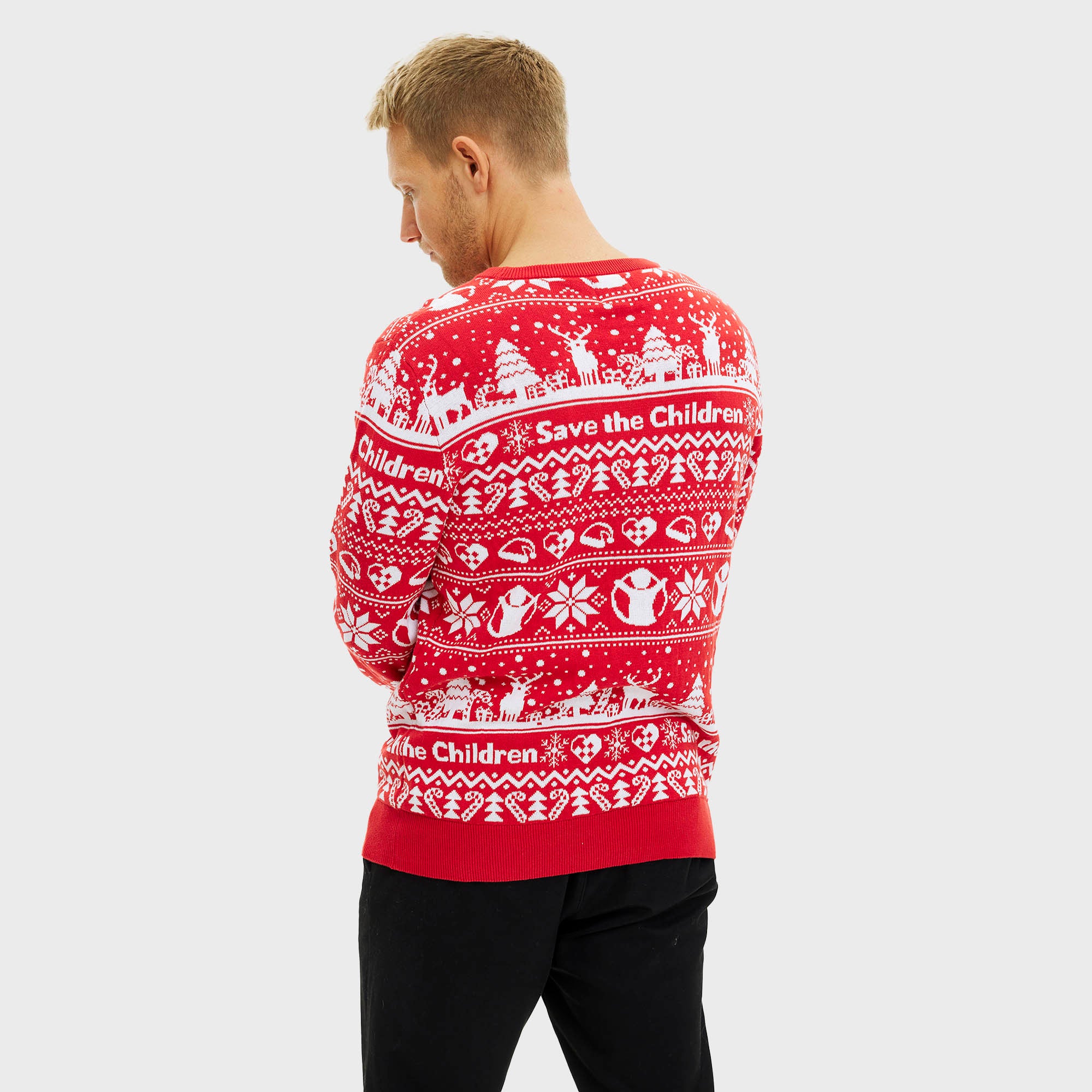 Red Barnet julesweater - Herre.